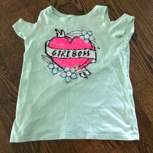 Children’s place shirt barely used flip sequin